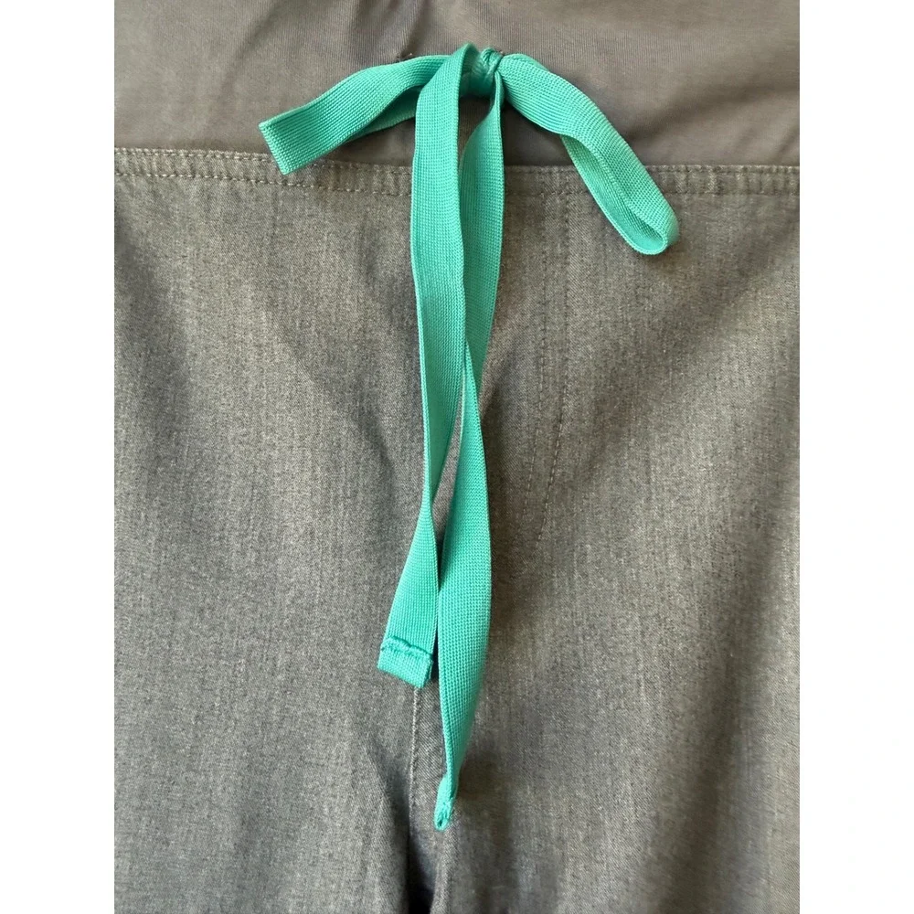FIGS Womens Kade‎ Scrub Pants Size L Tall Drawstring Graphite Grey Technical